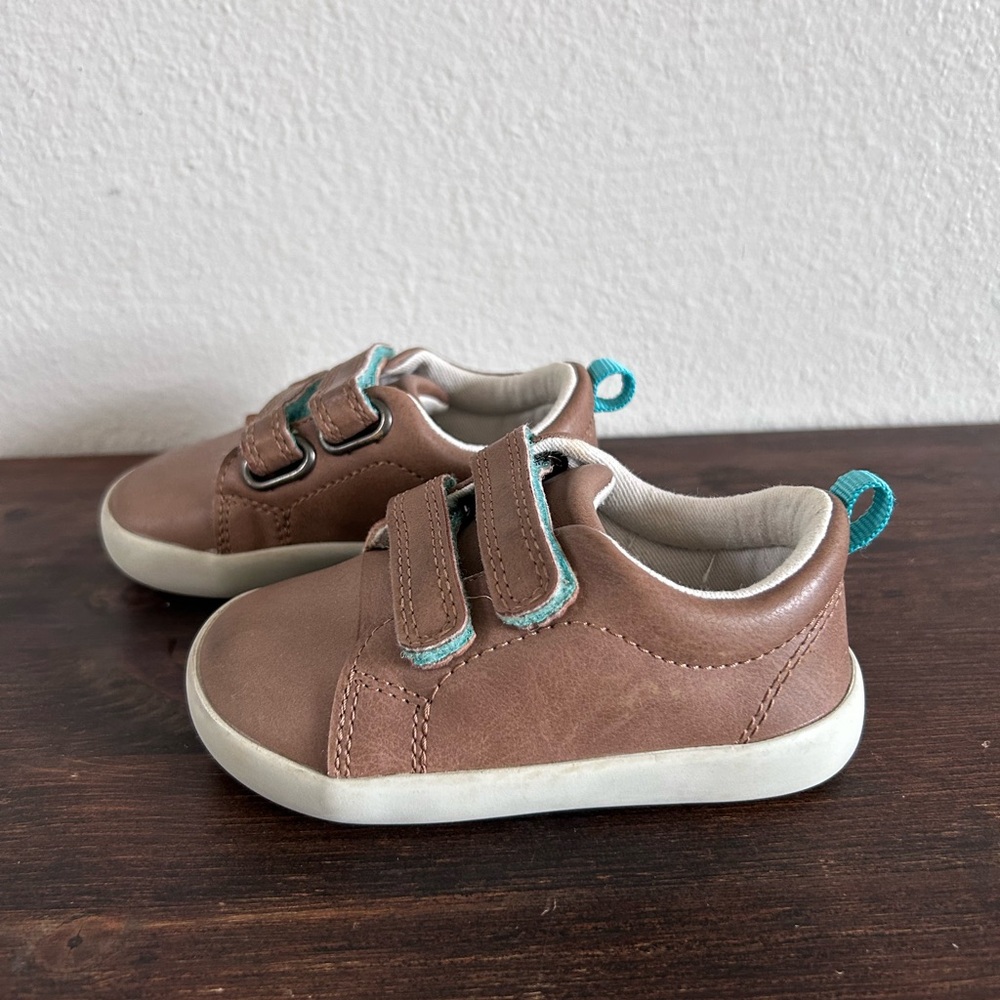 Ten Little Brown Toddler Shoes